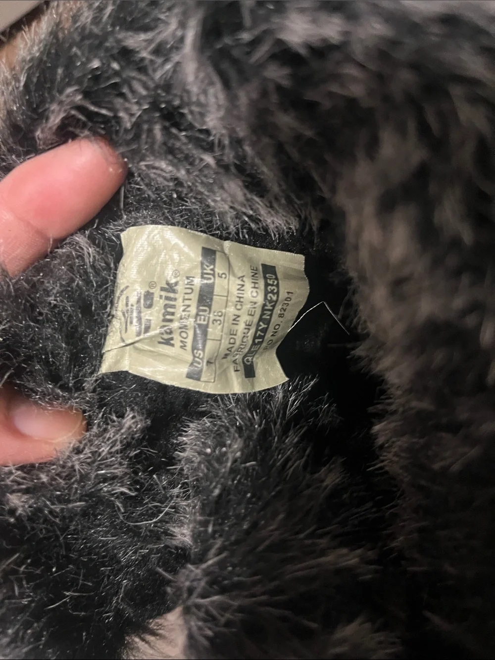 Kamik Brown Winter Boots with Gray Faux-Fur Cuff